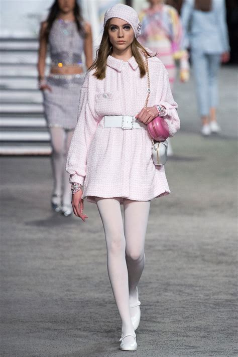 chanel pink dress 2019